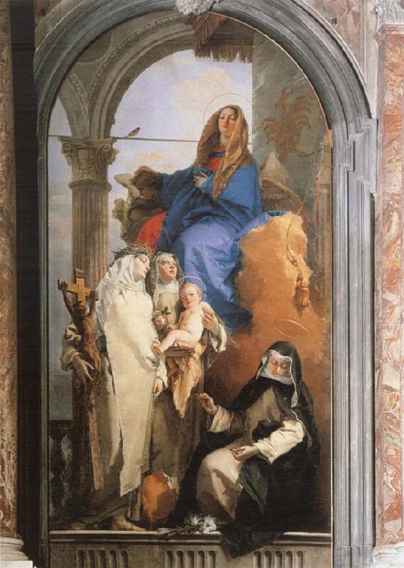 Giovanni Battista Tiepolo Pala delle Tre Sante China oil painting art